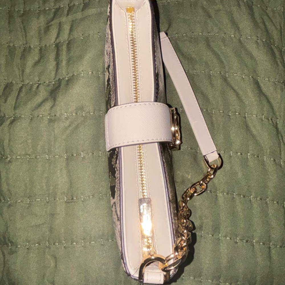 Michael Kors Python Pattern Shoulder Bag with Gol… - image 3